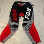 NWT Fox Racing 180 Red and Gray Motocross Pants, women’s 9/10 Size undefined Photo 0
