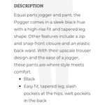 CAbi  black Poggers style #6267 L Black Pants Photo 7