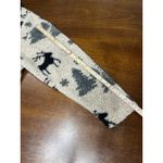 Lavon VTG  Reindeer Winter Acrylic Sweater Women Large Button Up Cozy Warm Fall Photo 5