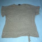 Alison Andrews 𝅺 knotted waist eyelet short sleeves size XL Photo 0