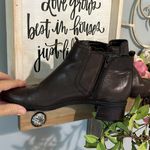 Bandolino  Boots Brown Leather Side Zip Ankle Booties Womens 6 Photo 11