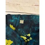 Hawaiian Floral Wrap Blue with Lime Green One Size Made in Hawaii Photo 2