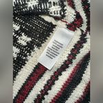 Maurice's Knit Vest Faux Fur Trim Womens Geometric Aztec 70’s Vibe Size Medium Photo 7