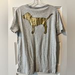 PINK - Victoria's Secret Vintage Victoria’s Secret Pink Tshirt with Gold Dog Size XS Photo 4