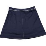 Boston Proper  Mini Skirt Size‎ 8 A-Line Pleated Bow Nautical Coastal Preppy Photo 1