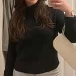 Aritzia Black Turtleneck Wilfred Long Sleeve Photo 0