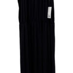 SO Kohl's‎  Black Sleeveless Stretchy Knit Side Slit Maxi Dress Sz XL NEW Photo 0