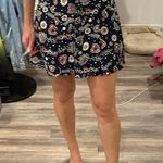 Vintage Y2k 90s mini skirt boho floral hearts button front high waisted small Multiple Photo 9