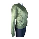 Asstseries Militare Women’s Bomber Jacket Windbreaker Blue Lightweight Size S Green Photo 2