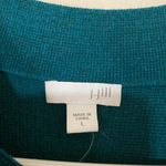 J. Jill Women’s Teal Long Sleeve Sweater Midi Dress Size Large Blue Photo 3