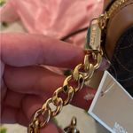 Michael Kors Authentic  leather/canvas airplane prints Crossbody Bag Photo 1