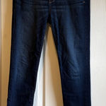 American Eagle  | Dark Wash “Skinny” Cuffed Jeans Size 10 Regular Photo 0