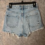 ZARA Woman Size 4 button fly cutoff denim shorts Photo 4