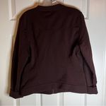 Garnet Hill Eclipse Knit Moto Jacket Size Medium Wool Blend Sustainable Outdoor Photo 4