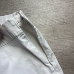 Eileen Fisher Organic Cotton Spandex Chino Cropped White Pants Size M Stretch Photo 2