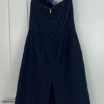 Marc by Marc Jacobs XS Navy Blue Kitty Silk Strapless Tulle Mini Dress Photo 6