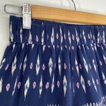 Joie  Bogen Navy Blue 100% Silk Printed Elastic Waist Shorts Women's Size Small S Photo 4