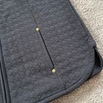 kim rogers  Black Quilted Vest SIZE MP Zip Front Pockets Lightweight Layering Photo 1