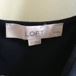 Loft ANN TAYLOR SHORT SLEEVE TIE BACK SHIFT DRESS NAVY Photo 1