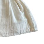 Reiss  Zeta Grey White Tank Dress Bow Belt Stretchy Ribbed Cotton Blend SIze 6 Photo 8