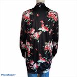 Ecowish floral long sleeve kimono Photo 5