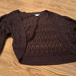 Maurice's Maurice’s brown glitter Bolero top size large Photo 2