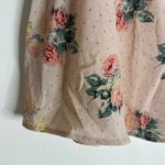 Ally lightweight boho chic flowers pattern skirt size large girly babydoll Photo 1