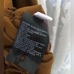 Uniqlo women corduroy oversized long sleeve blouse tiny black stains sz L cotton Photo 5