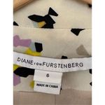 Diane Von Furstenberg  Silk Printed Blazer Size 6 Photo 5