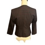 EXPRESS Women's Blazer Maroon Blue Size 2 Photo 4