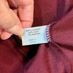 Lane Bryant Maroon Ruched Shoulders Crew Neck Long Sleeve Strong Top 18/20 Photo 9