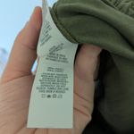 Aerie  Drapey Chill Trouser Pants Olive Green Lyocell High Waisted XS Regular Photo 7