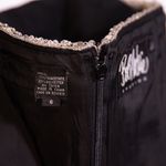 Bob Mackie Vintage Black Silver Sequin Beaded Embellished Sweetheart Neck Dress Photo 3