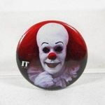 Pennywise It Clown Horror Pin Unisex Gothic Men Women Teen Punk Edgy 80s Movie Red Photo 0