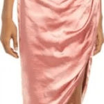 Elliatt Cassini Women's L Pink One-Shoulder Midi Dress Party/Cocktail Photo 0