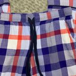 Aerie Flannel Plaid PJ Pants Blue, Red, and White Size Medium Photo 1