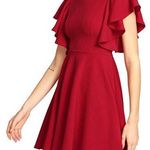 Red Skater Cocktail Dress Size XS Photo 0