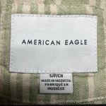 American Eagle  Linen Blend Oversized Womens Shirt Small Bohemian Beach Lagenlook Photo 1