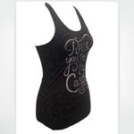 RAW THREADS Race You To The Castle Navy Racerback Graphic Race Tank Top XS Blue Photo 4