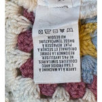 Aerie  Crochet Crop Top White Square Neck Puff Sleeve Boho Festival Size Medium Photo 9