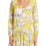 Walter Baker  Lilith Floral Long Sleeve Dress in Hibiscus Sun Size L, NWT $268 Photo 4