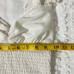 Urban Outfitters Sydney Smocked Tank Top SML White Peasant Milkmaid Cottagecore Photo 2