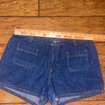 Old Navy Denim Blue Women's Shorts vintage woman’s size 12 Photo 3