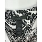 Soma Intimates Maxi Dress Womens Large Black White Paisley Boho Lounge Resort Photo 2