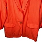 Liz Baker Vintage  Essentials Orange Blazer Photo 2