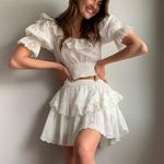 Aritzia Sunday Best Lady Tiered Eyelet Skirt Photo 1
