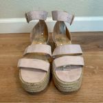 Lulus Suede Powder Blush Espadrille Sandals Photo 4