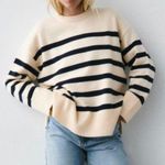 ZARA Women’s Striped Nautical Sweater Photo 0