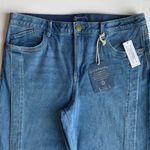 Democracy Absolution High Rise Spliced Lip Seam Straight Leg Jeans Size 14 NWT Photo 4
