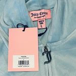 Juicy Couture 🔥 OG Bling Velour Iconic Tracksuit Hoodie Pants Frosted Baby Blue L Photo 7